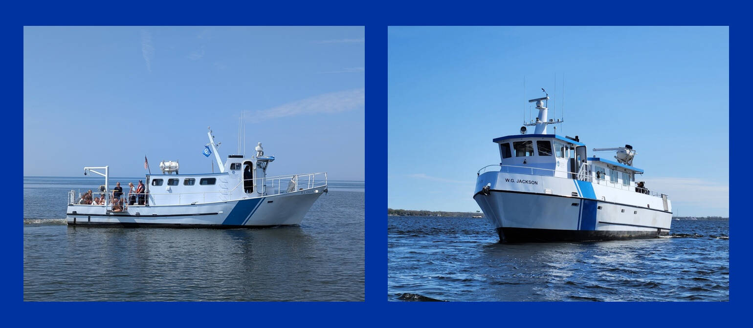 The D.J. Angus and W.G. Jackson vessels sail on local lakes